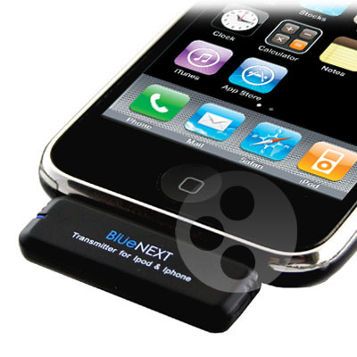 Wireless Bluetooth Earbuds  Ipod on Bluenext Bluetooth Stereo Adapter In Black For Your Stylish Ipod